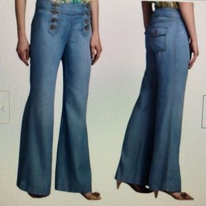 NWT ANTHROPOLOGY ELEVENSES WIDE LEG DENIM SIZE 10